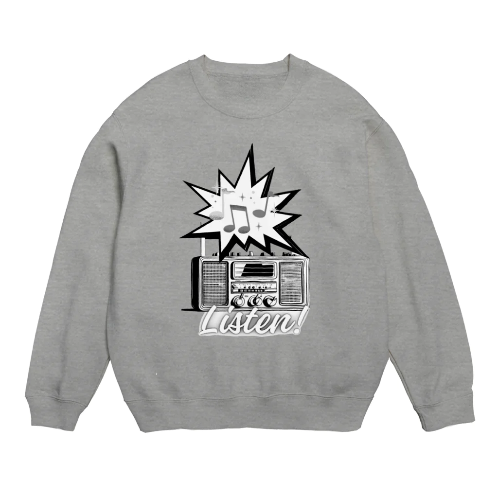 ロック堂のラジオ Crew Neck Sweatshirt