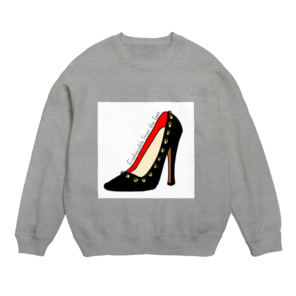 i.moonのFashionable from the feet Crew Neck Sweatshirt