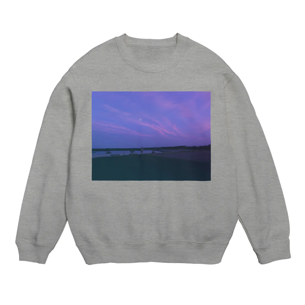 何気ない日常に小さな幸せの青澄 Crew Neck Sweatshirt