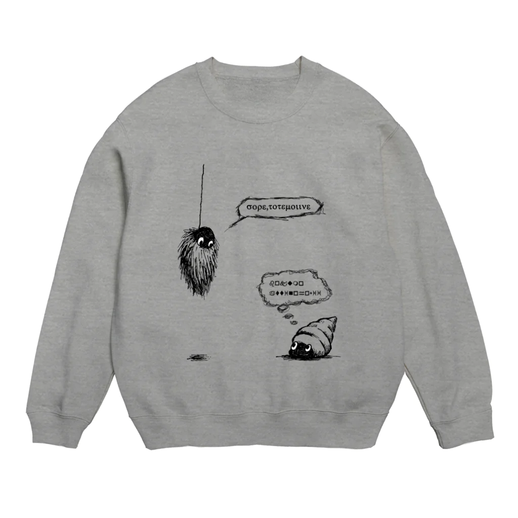 ponsukeのとりかえばやぁ！！ Crew Neck Sweatshirt