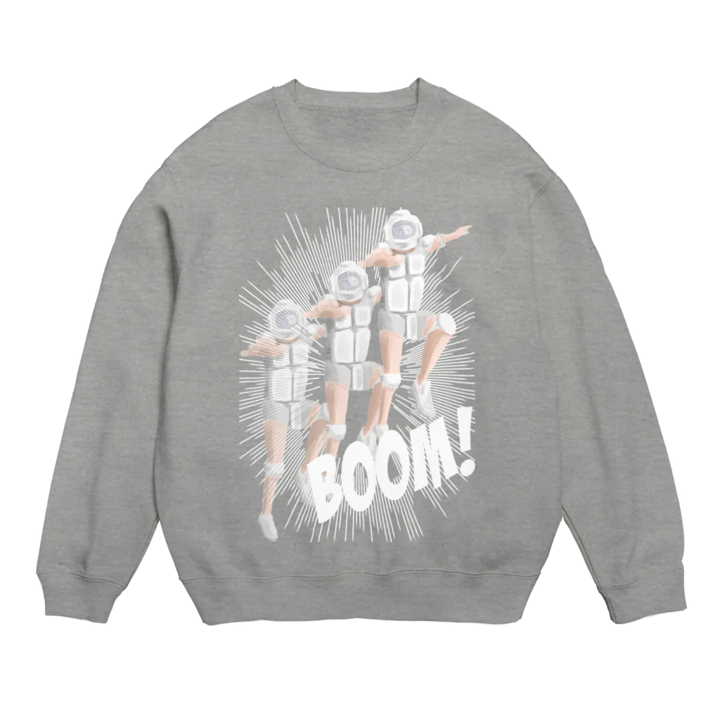 どでかごんのパットマンBOOM! Crew Neck Sweatshirt