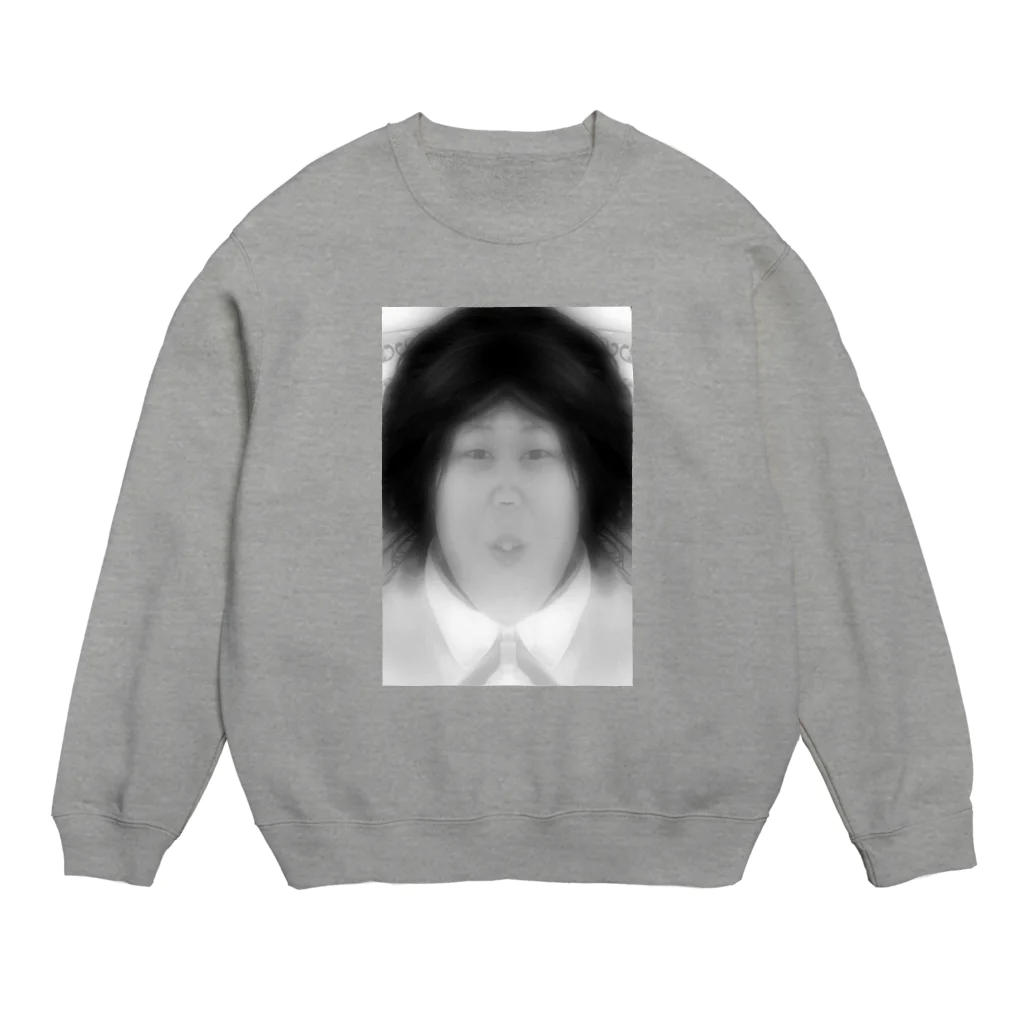 POCO★ARTのアフロ肉団子 Crew Neck Sweatshirt