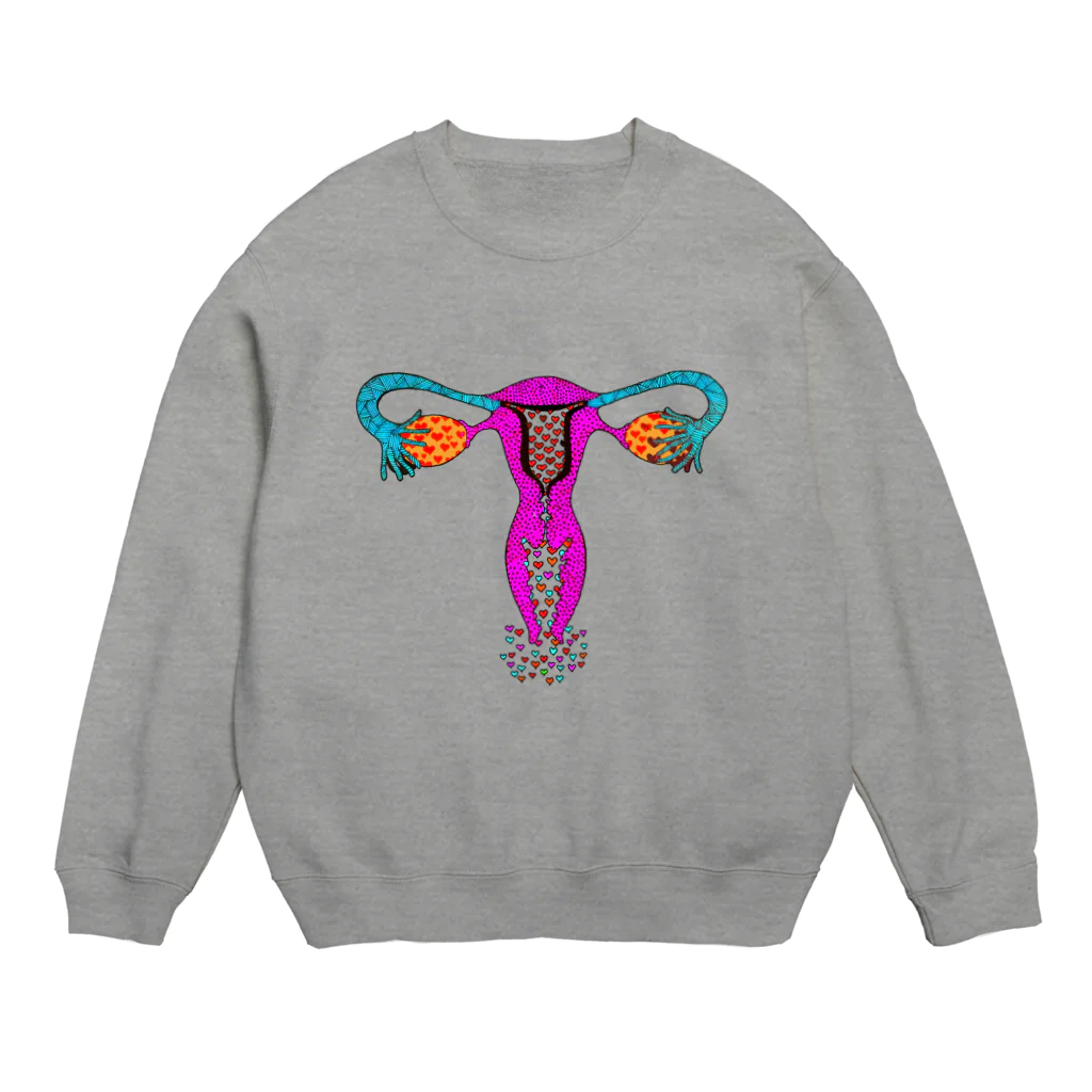 majoccoの強くてかわいい私の化け物 Crew Neck Sweatshirt