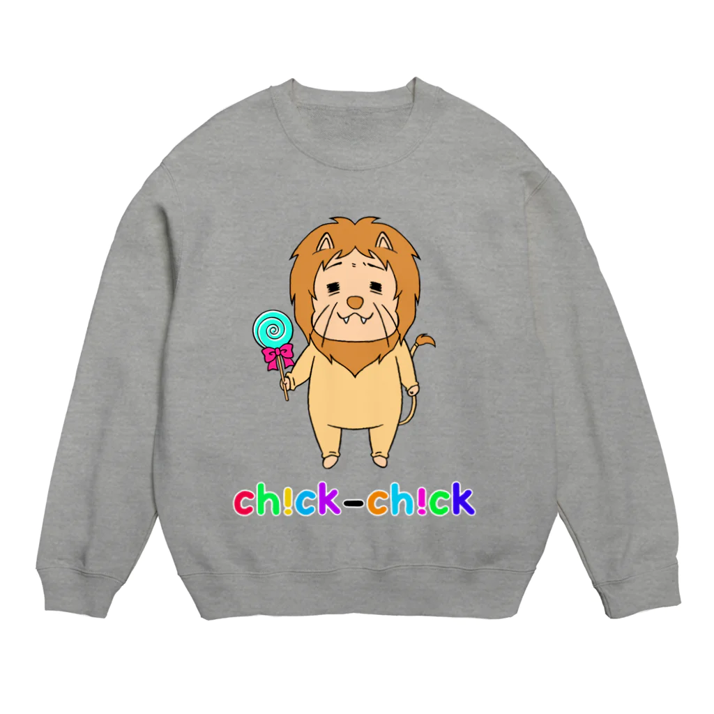 ch!ck-ch!ckのペロキャンすずきさん Crew Neck Sweatshirt