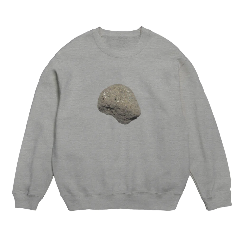 ﾌｾﾘﾝﾀﾛｳの岩海岸で拾った石.png Crew Neck Sweatshirt