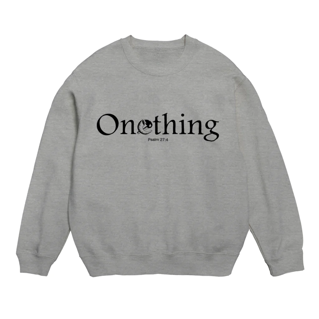 BrideshipのOnething（黒） Crew Neck Sweatshirt