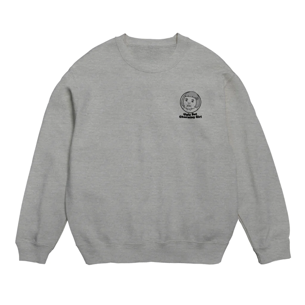 キャロライン企画の憎めないブスEnglish Crew Neck Sweatshirt