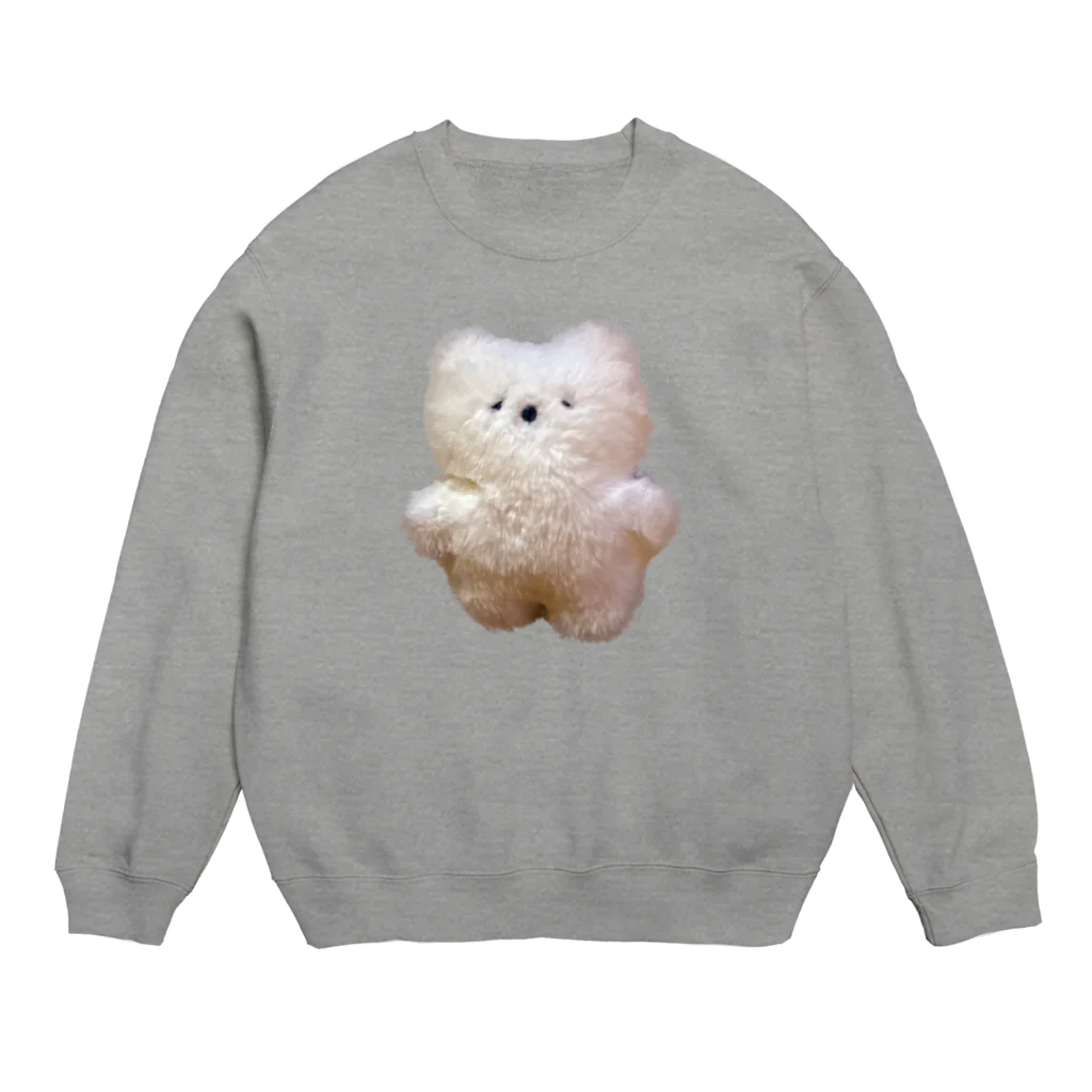 -ˏ　´ᴥ`　ˎ-まんぼうさん犬のまぼぬいだよ　こんにちは Crew Neck Sweatshirt