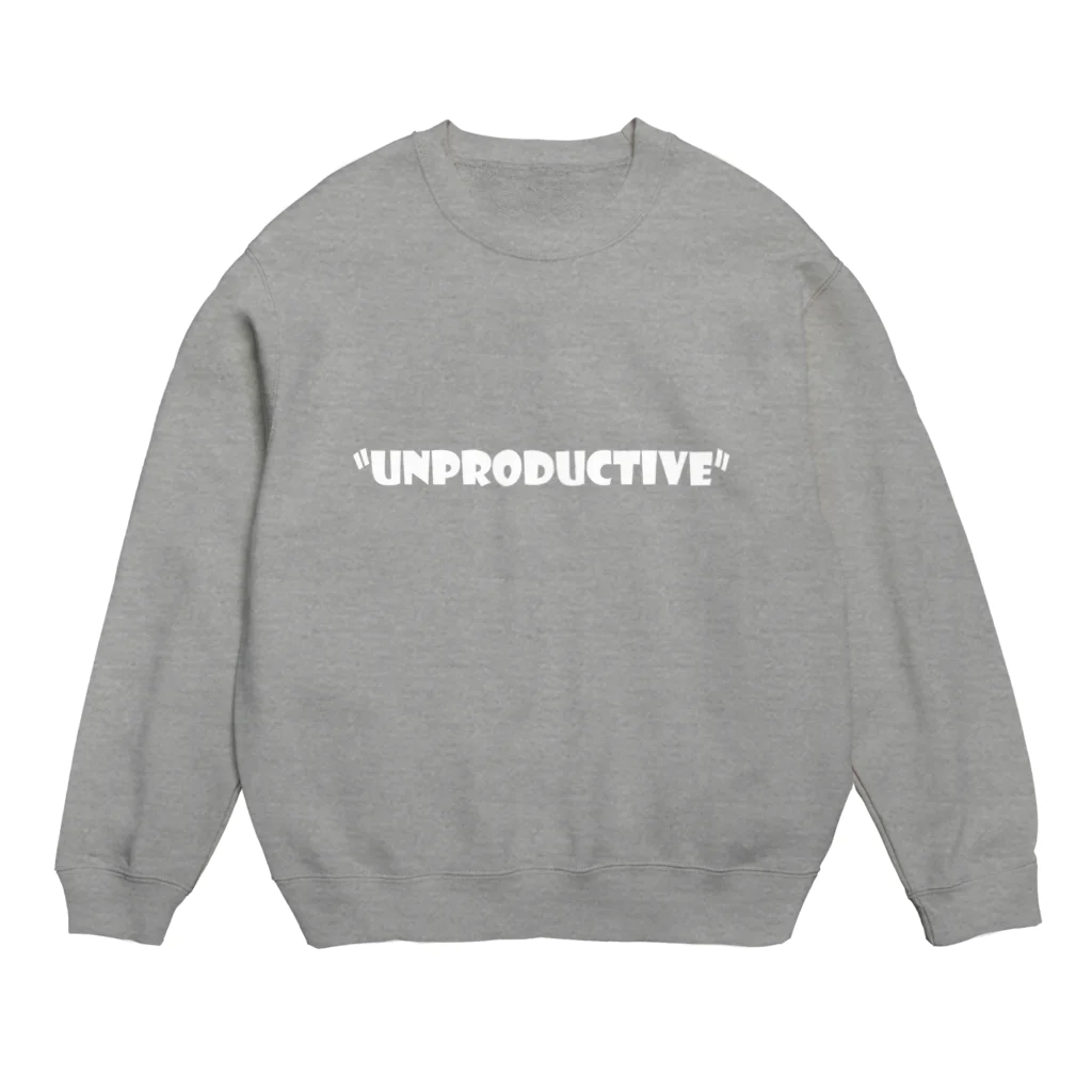 JijiTの"unproductive" Crew Neck Sweatshirt