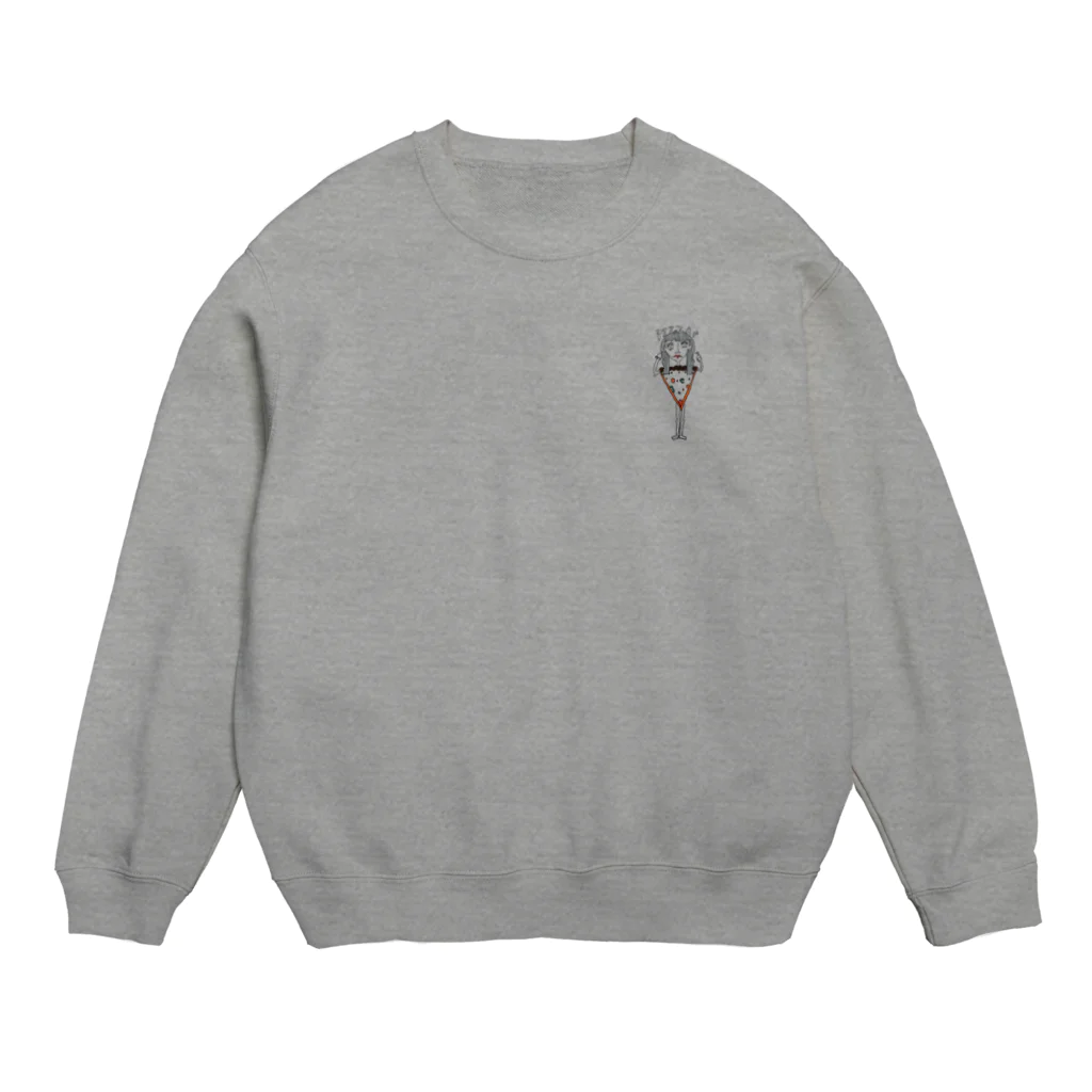 Pizzaのｐｉｚｚａｍ Crew Neck Sweatshirt