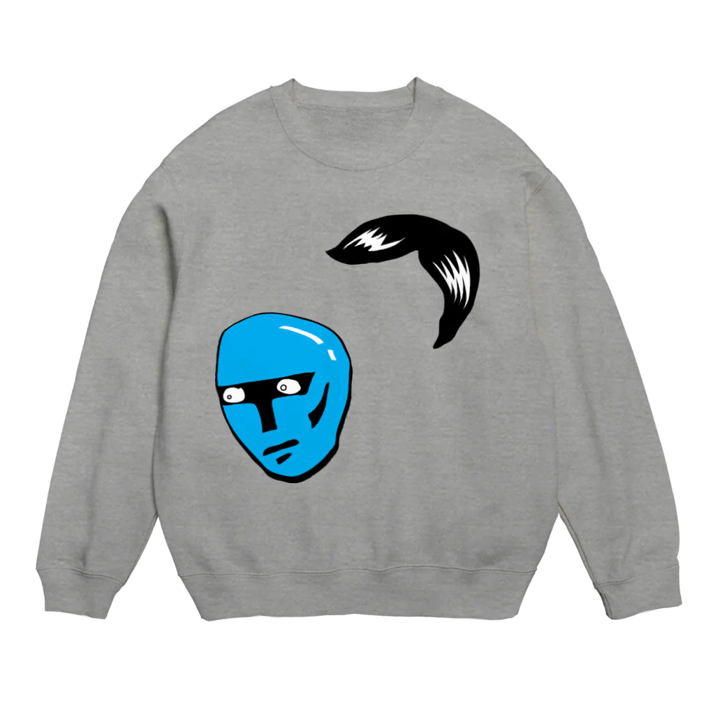 JUDY NOTIMEのFLOATING WIG Crew Neck Sweatshirt