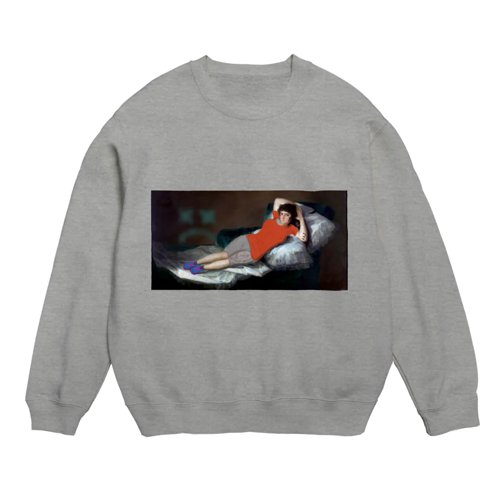 あまらかの着衣させたマハ Crew Neck Sweatshirt