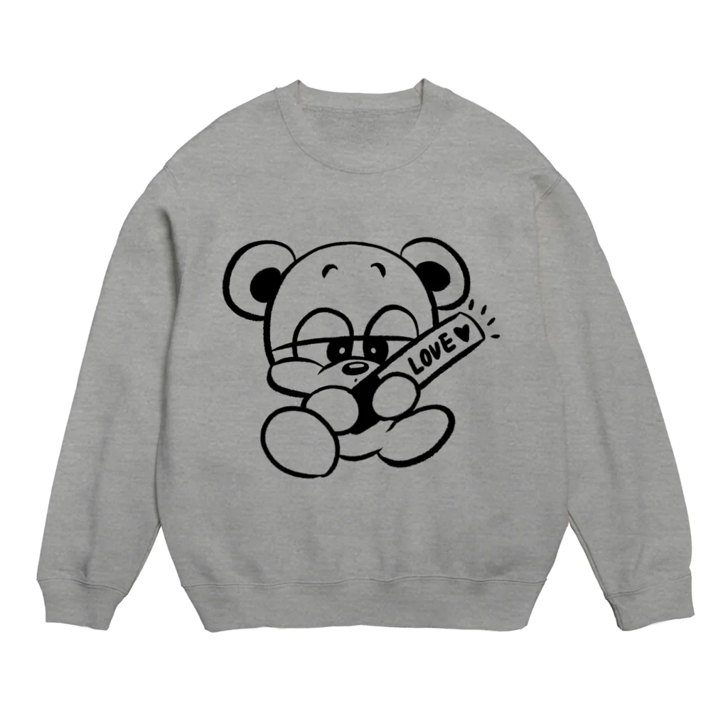 nakamaruの推しクマくん Crew Neck Sweatshirt