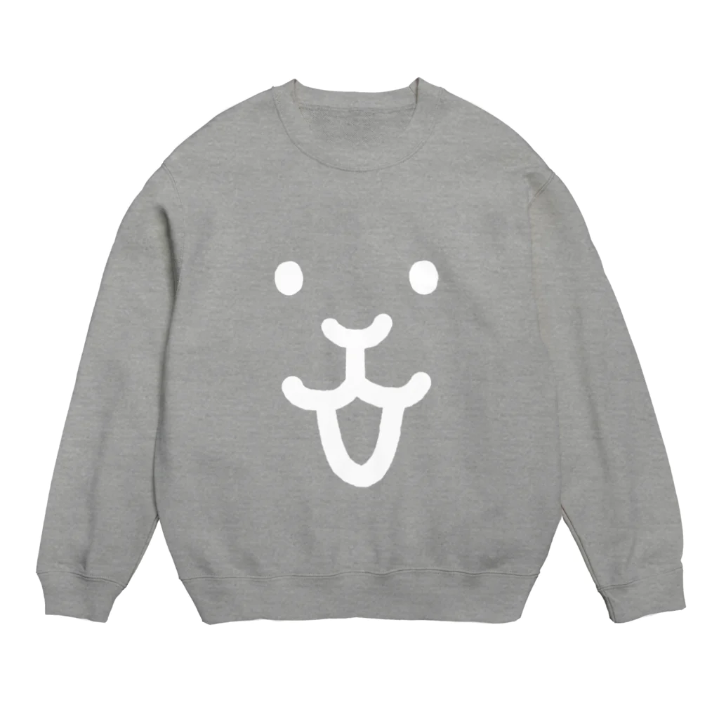 usamiyosioのうさみよしお「ココロに笑顔」 Crew Neck Sweatshirt