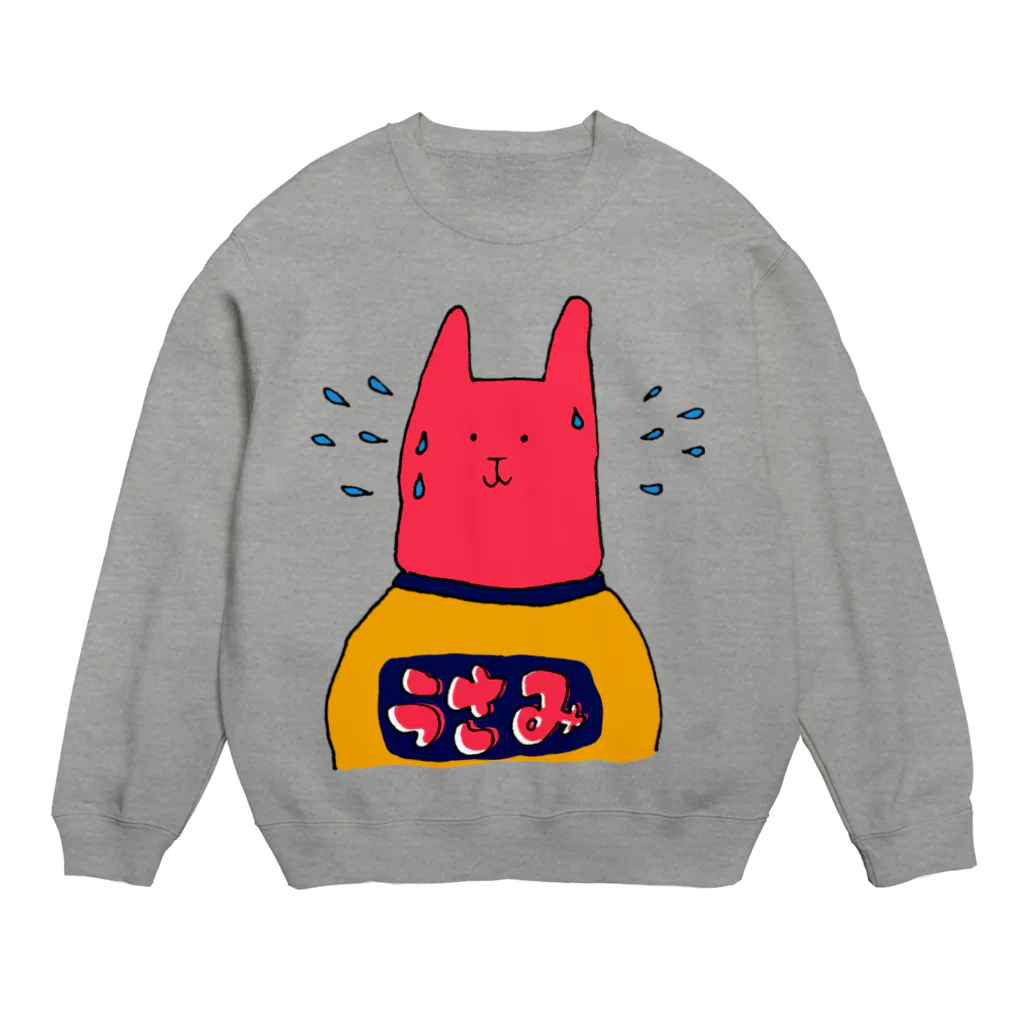 nina.の汗かくうさみ Crew Neck Sweatshirt