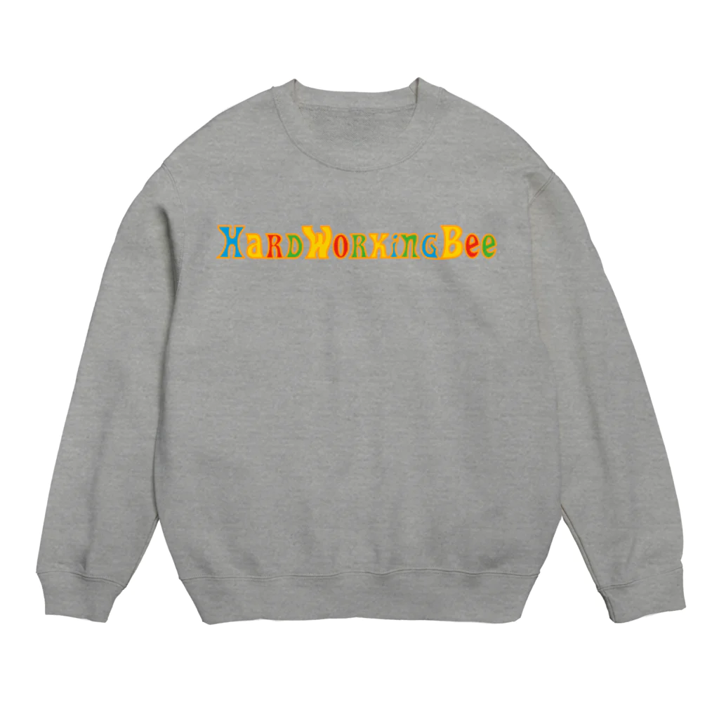 蜂のカラフルビー Crew Neck Sweatshirt