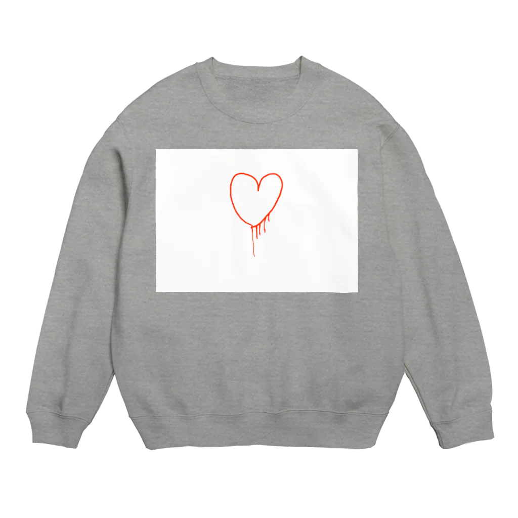 村上裕 daily work 燃料 裸の特異点 素人のmy heart Crew Neck Sweatshirt