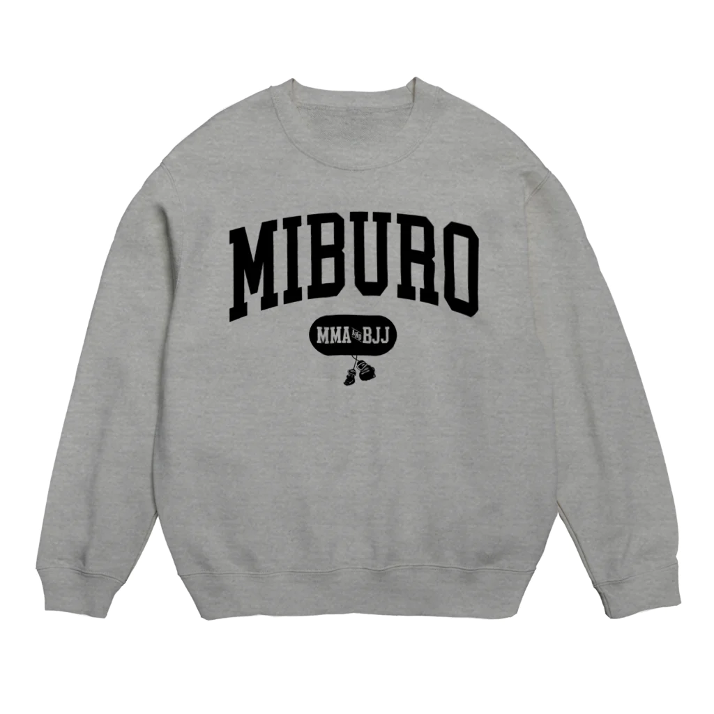 No.326のカレッジ2 ブラックロゴ Crew Neck Sweatshirt