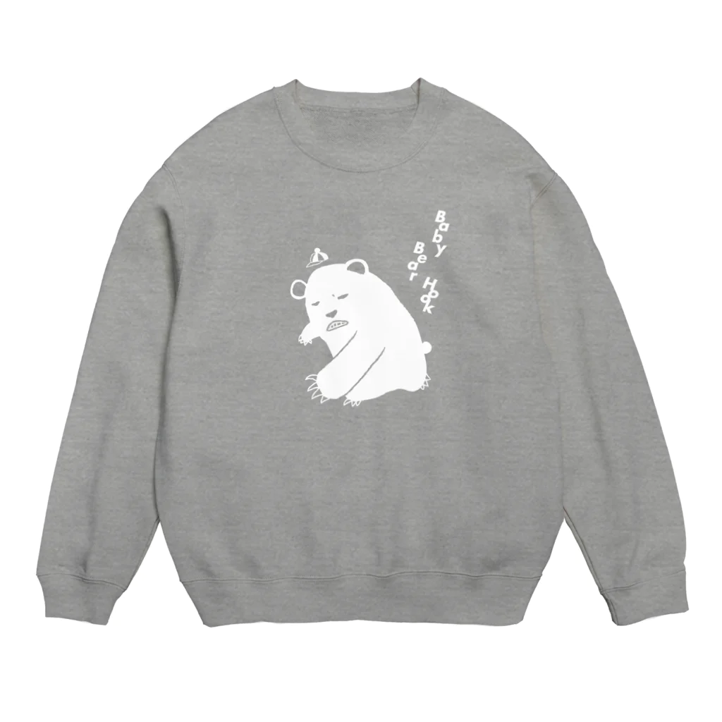 erubakki_yojitaのerubakki_baby bear Crew Neck Sweatshirt