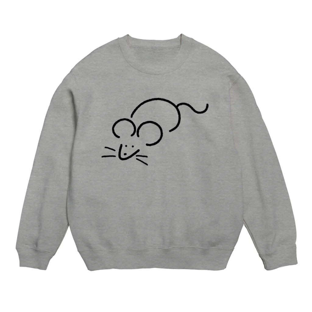 あゆかんのねずみ Crew Neck Sweatshirt