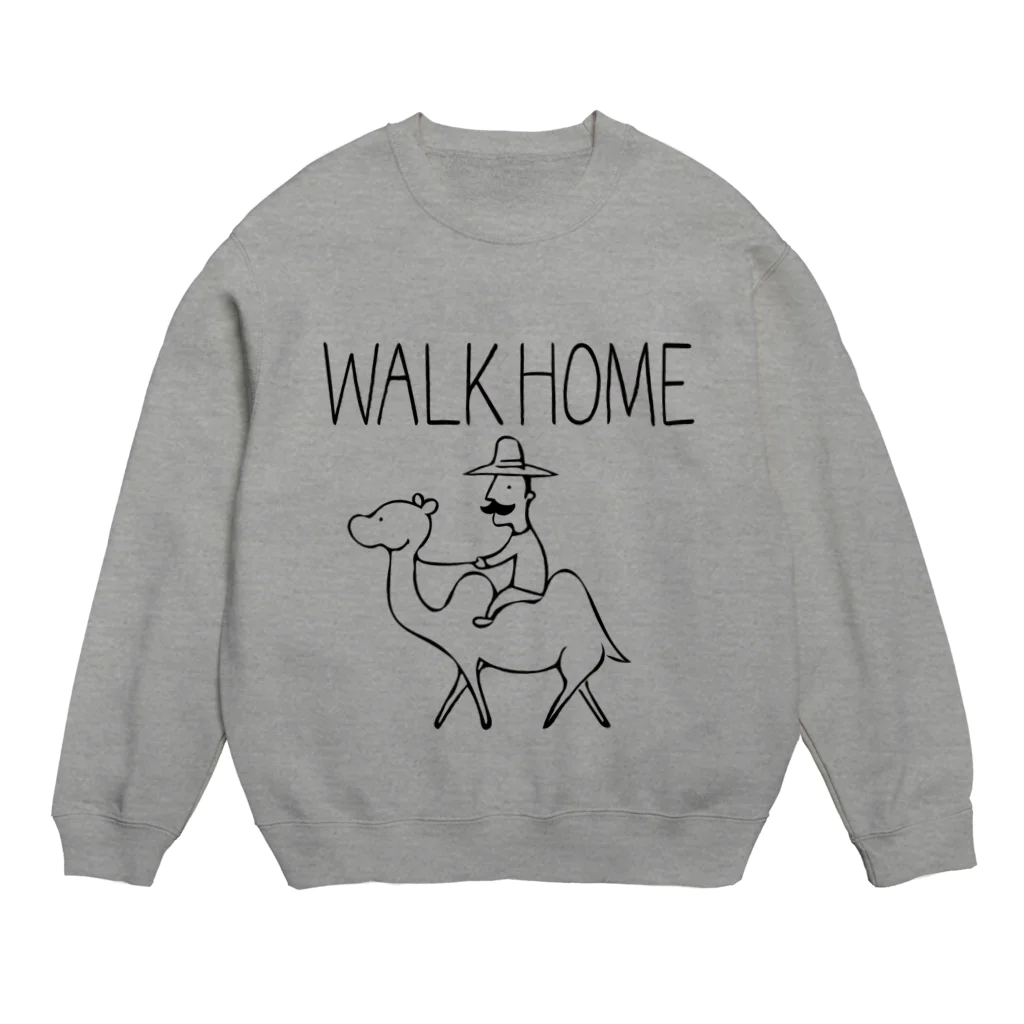 ごろねのWALK HOME Crew Neck Sweatshirt