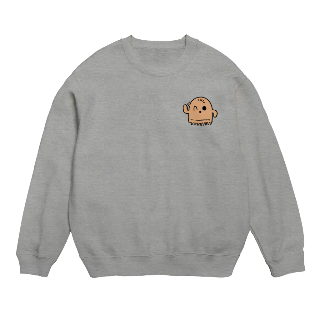 だんごむし売り場のだんごむしはにわ Crew Neck Sweatshirt