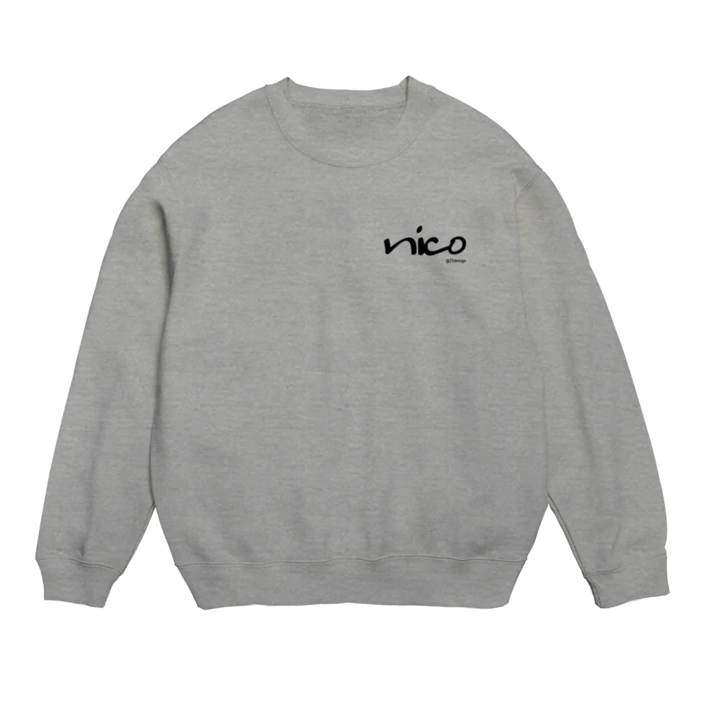 ニコデザインのニコデザイン Crew Neck Sweatshirt