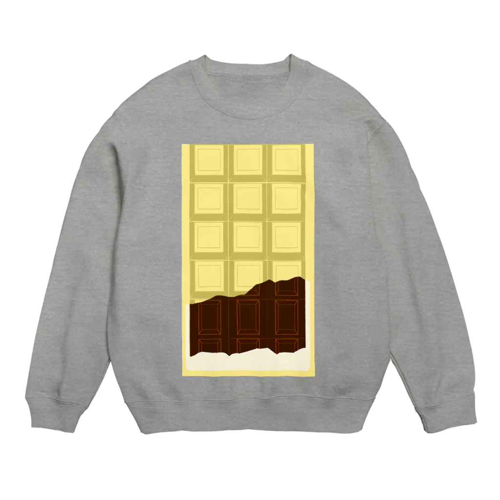 あやまりさこのへやのちょこもなかあいす Crew Neck Sweatshirt