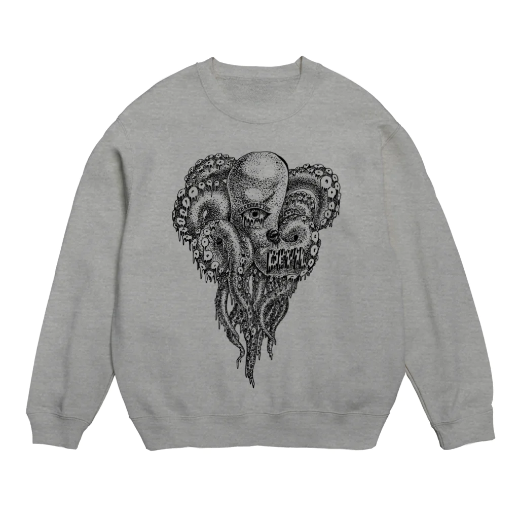 EEEEEEAT YOUのdevil fish Crew Neck Sweatshirt