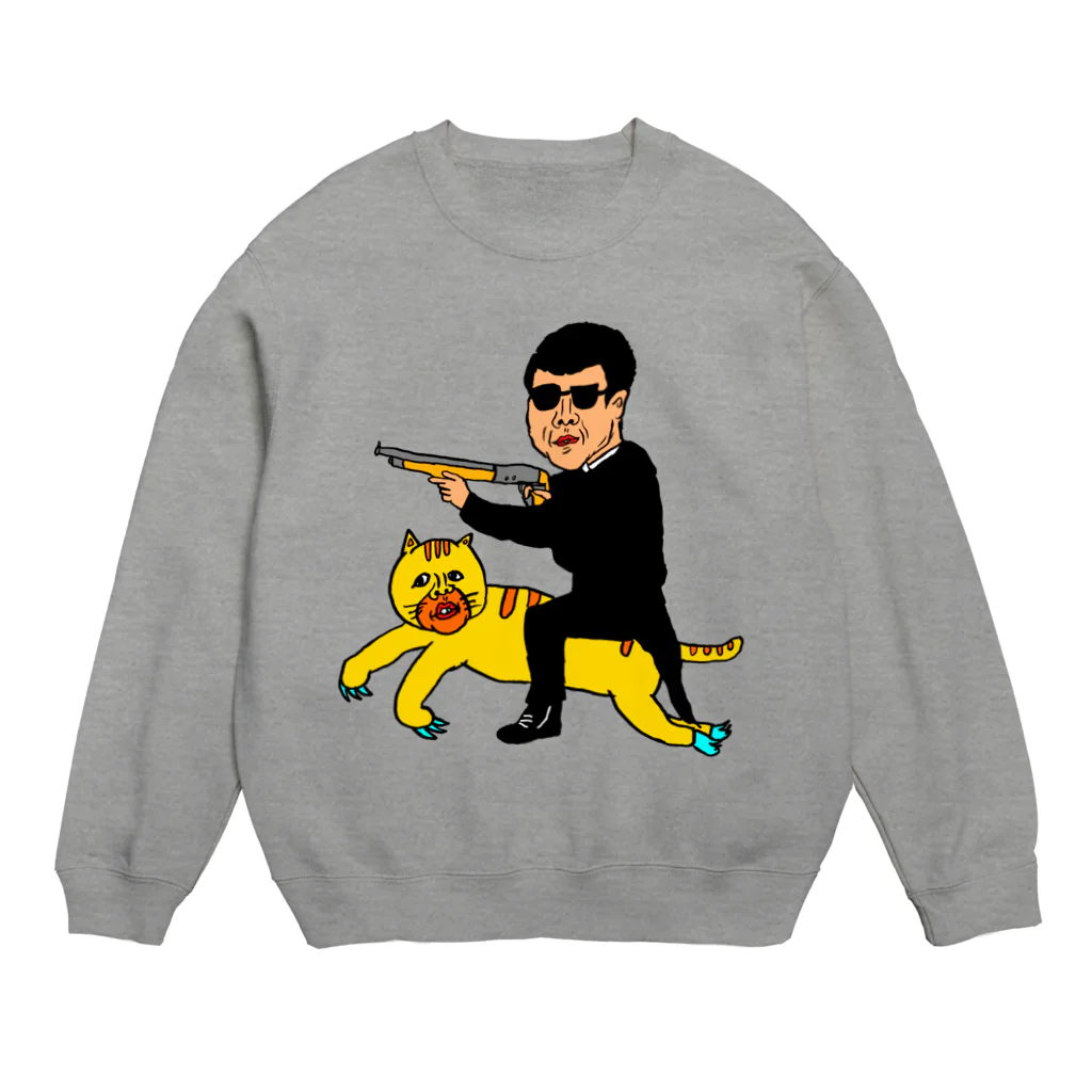 右手リアンうめもと公式の関係ないね Crew Neck Sweatshirt