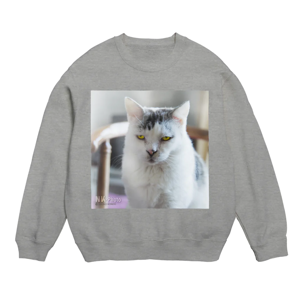 NK−Photoの猫神様降臨 Crew Neck Sweatshirt