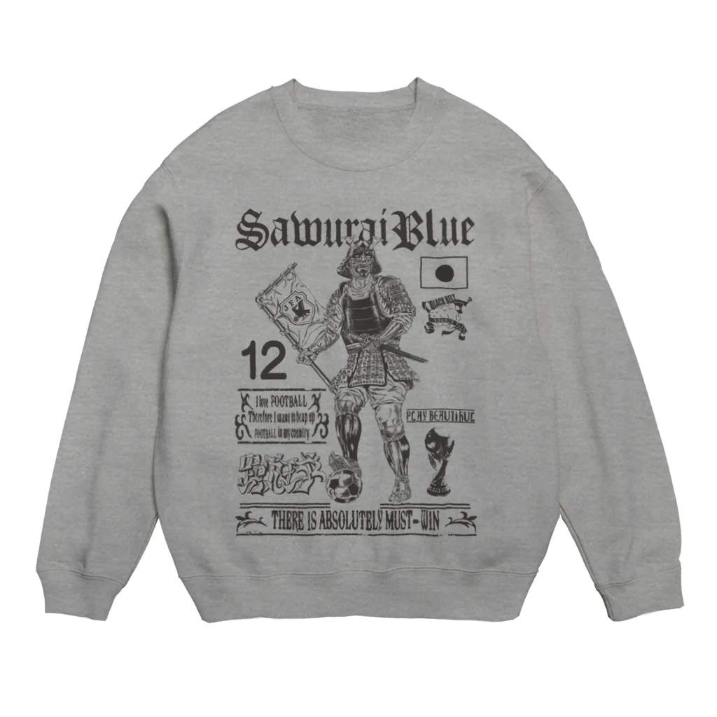 BLACKBELTのSAMURAIBLUE Tシャツ Crew Neck Sweatshirt