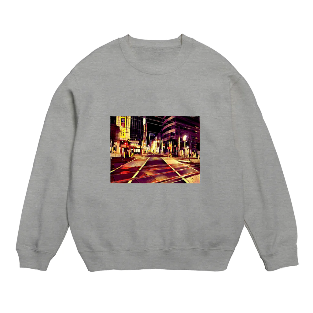 さんでーないとのよるのみち Crew Neck Sweatshirt