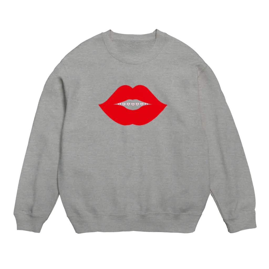 Bed Room💋のEating lips Crew Neck Sweatshirt