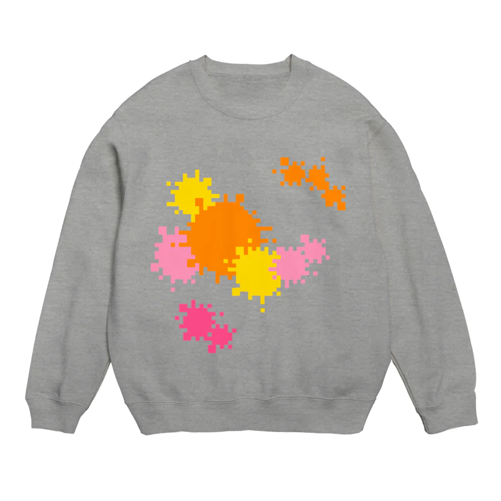 riuenのYellow peach soda Crew Neck Sweatshirt