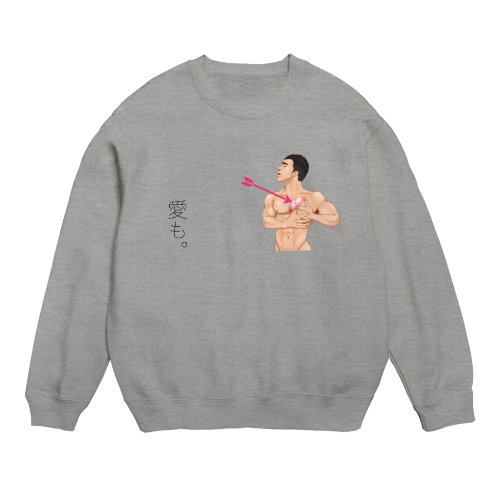 桜介の愛も。 Crew Neck Sweatshirt