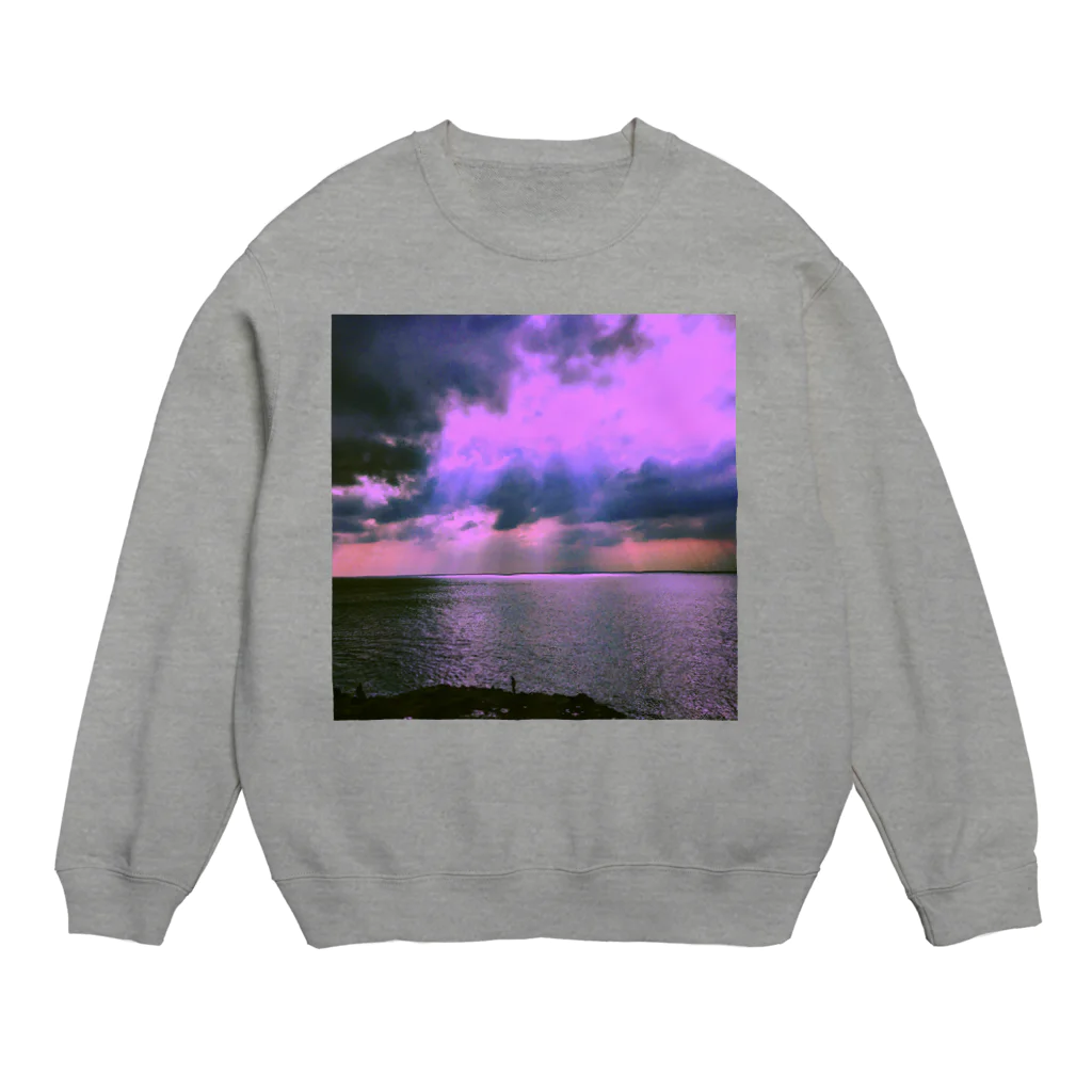 １４:０１のらいこう Crew Neck Sweatshirt