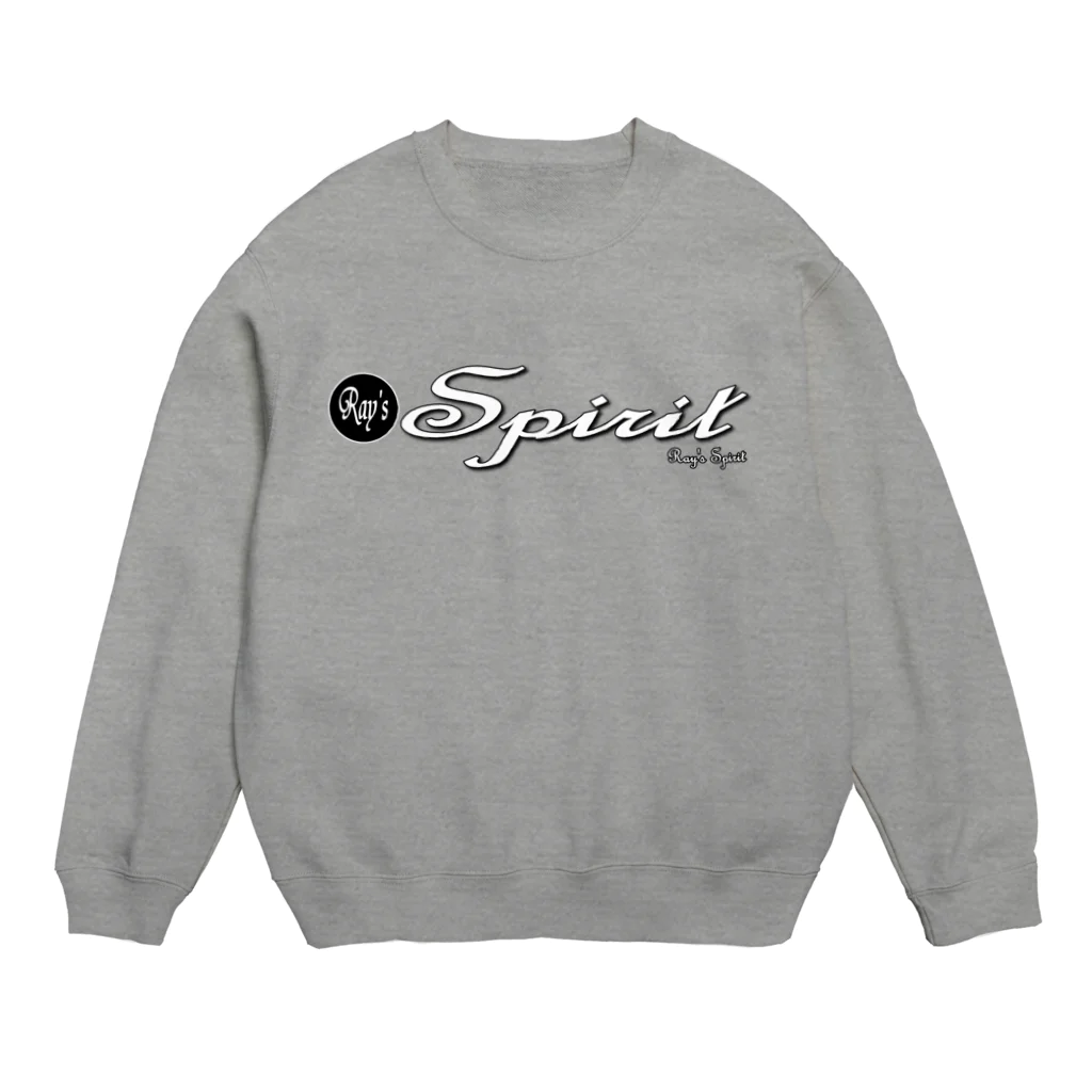 Ray's Spirit　レイズスピリットのRay's Spirit Logo ①（WHITE） Crew Neck Sweatshirt