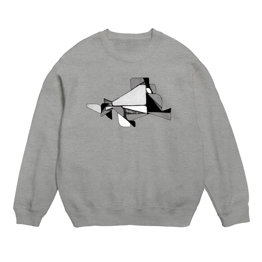 knott aka 2G INDAHOUSEのDRAWING ABSTRACT Crew Neck Sweatshirt