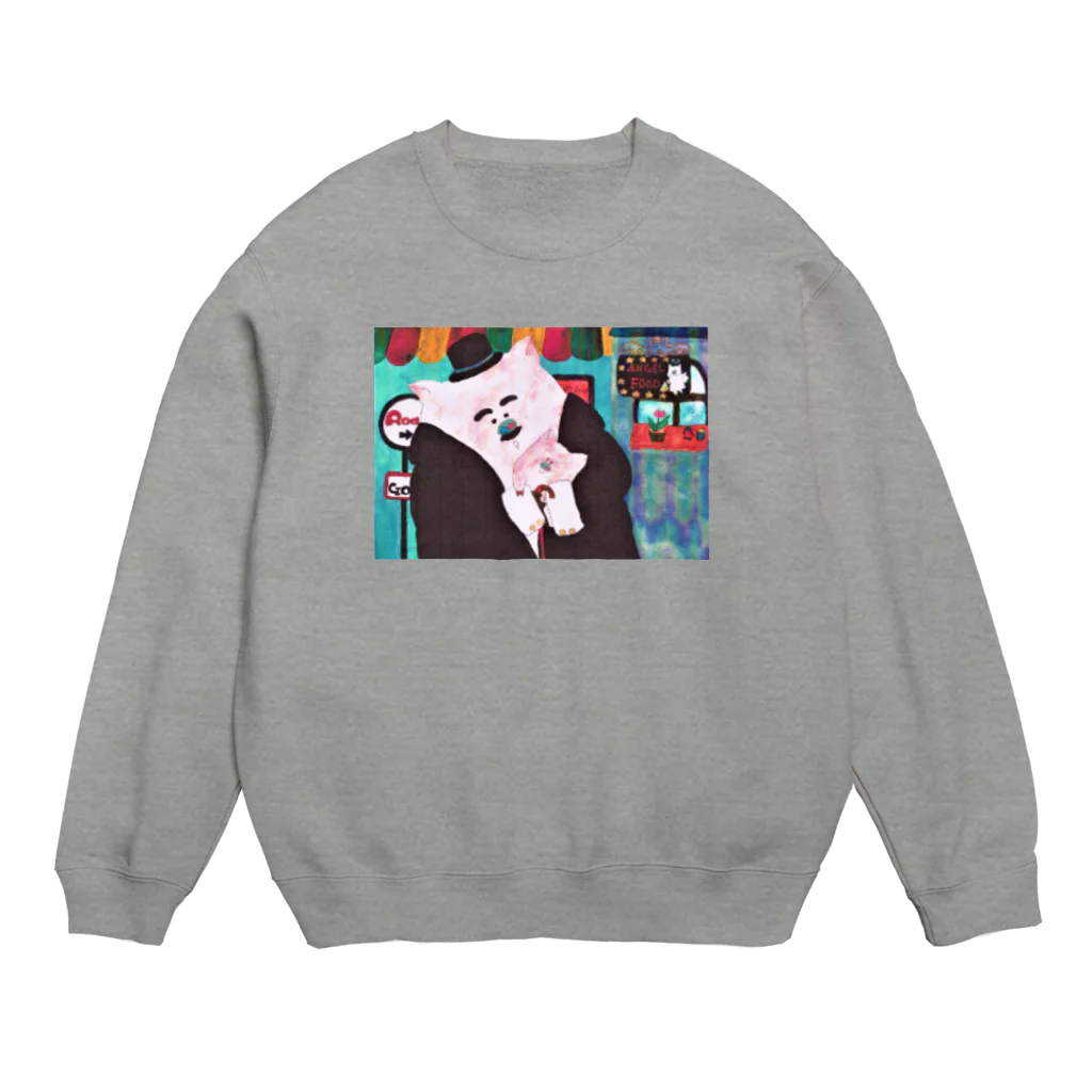 花と雲のドロシー、パパとおでかけ Crew Neck Sweatshirt