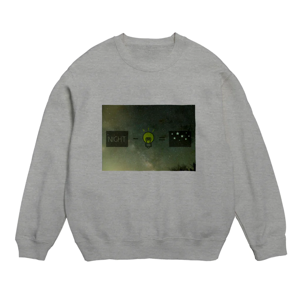 Hugki!!の【Starry Sky】 Crew Neck Sweatshirt