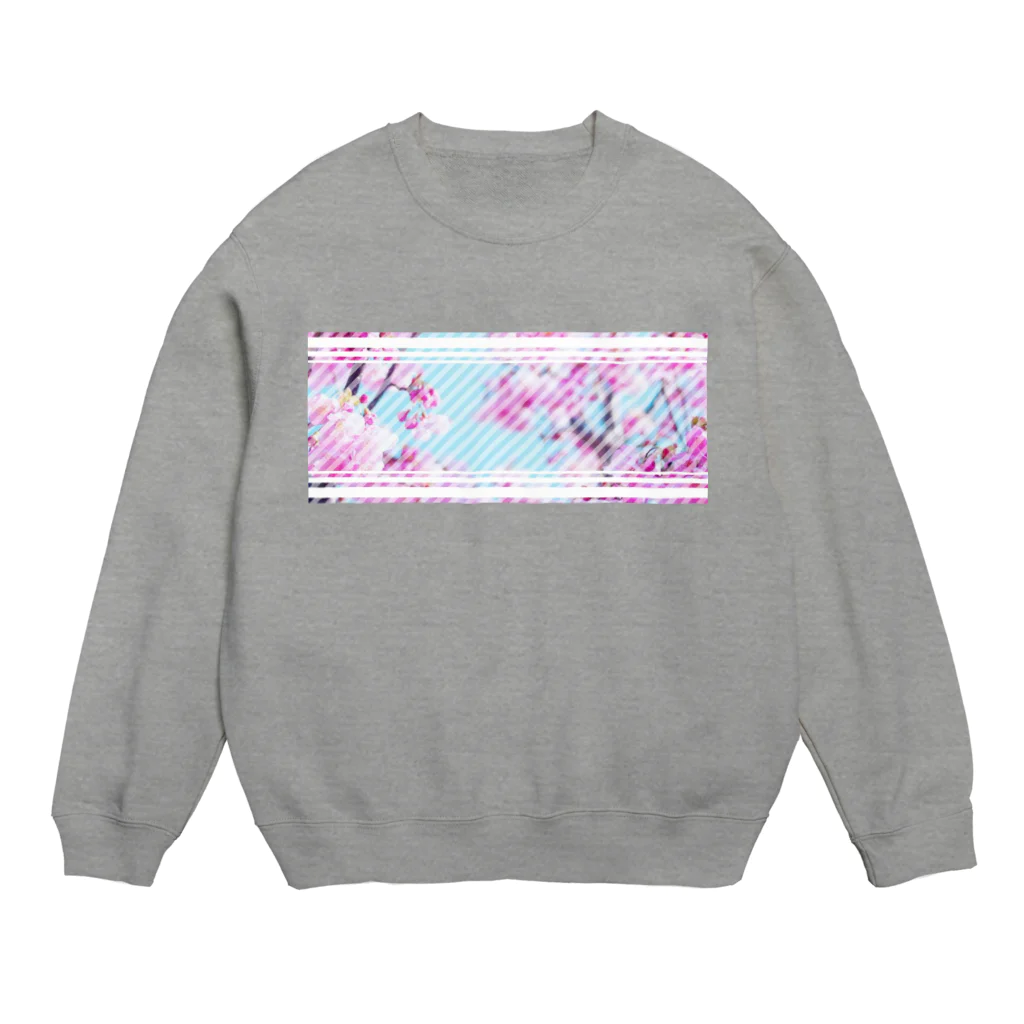 Rotta×Rottaの雅桜 Crew Neck Sweatshirt