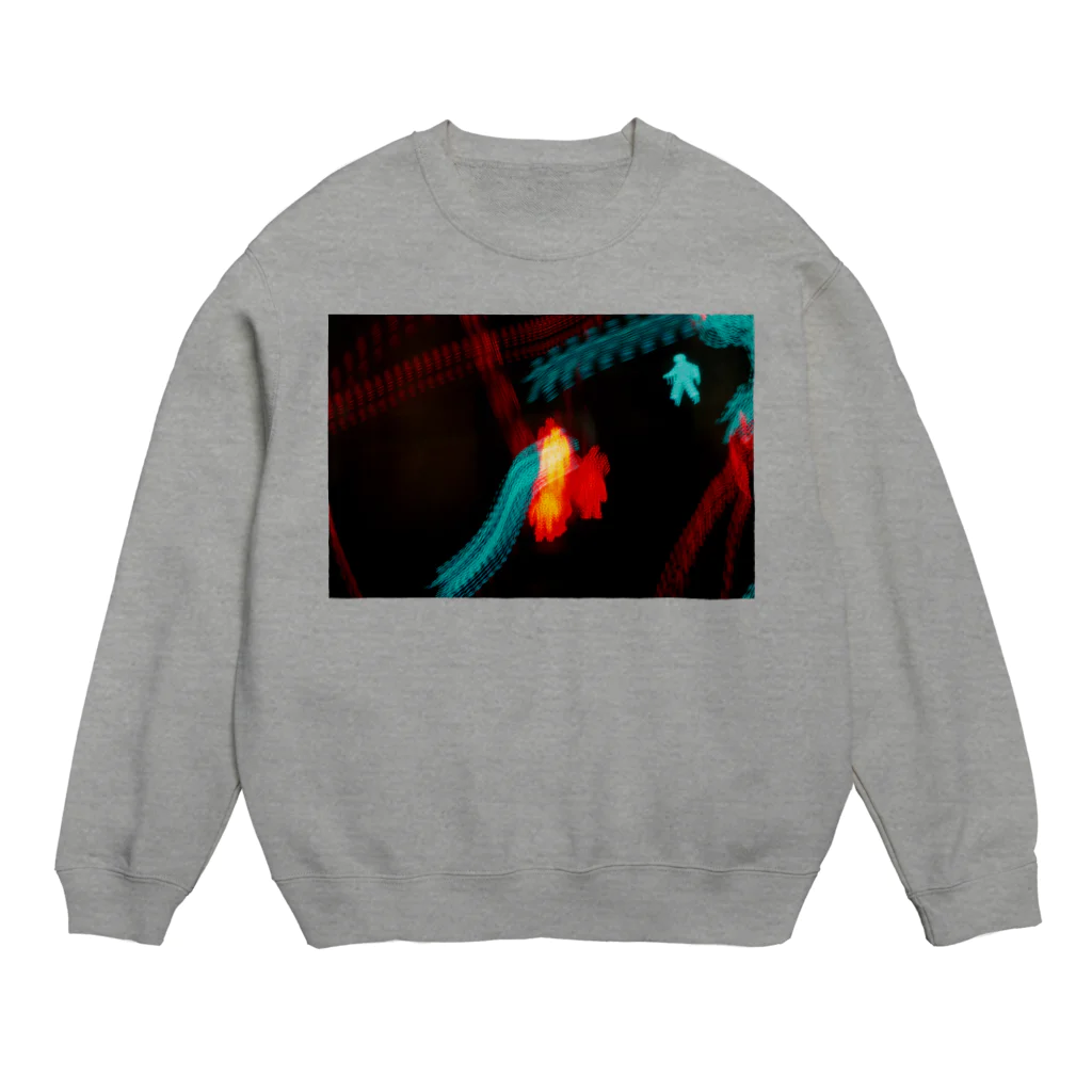 五十嵐灯のすれ違い Crew Neck Sweatshirt