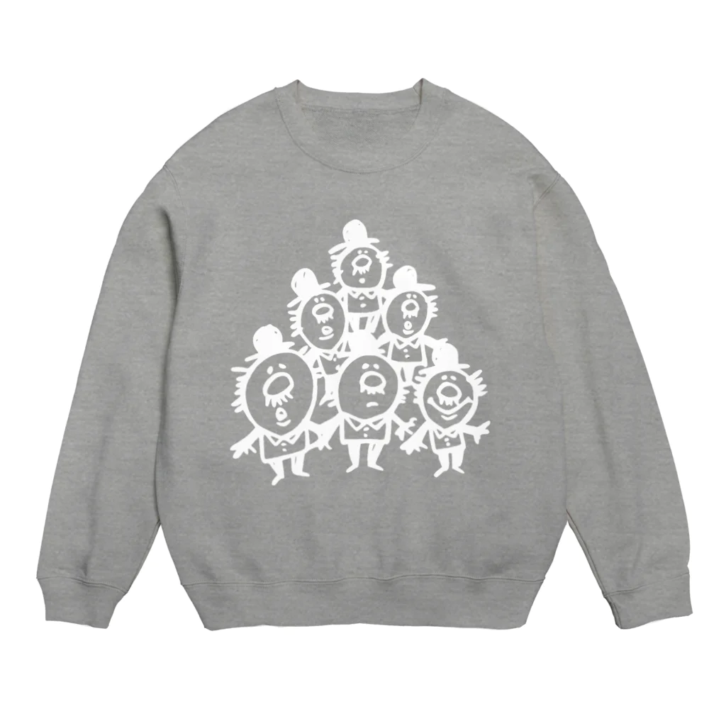 カタオカナオのちっさいおじさんたち Crew Neck Sweatshirt