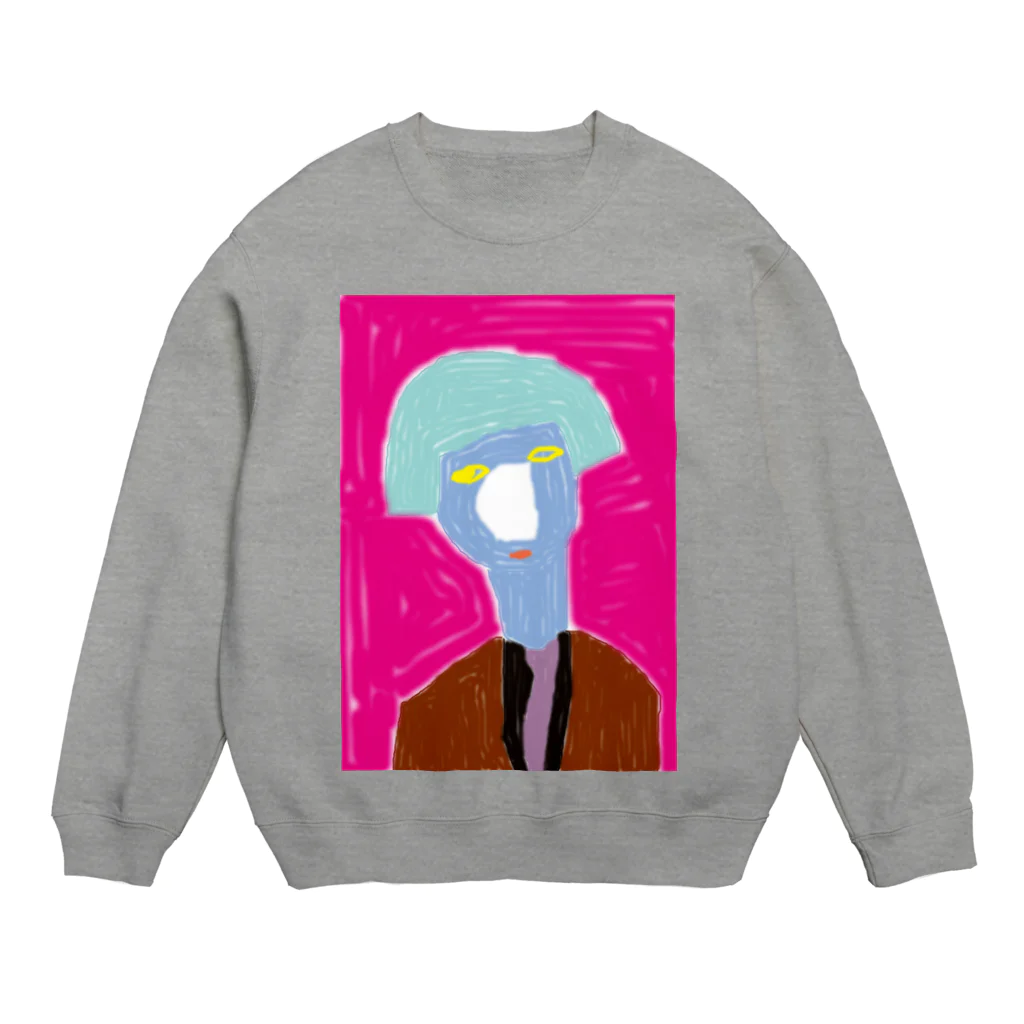 白井　快士のむじんくん Crew Neck Sweatshirt