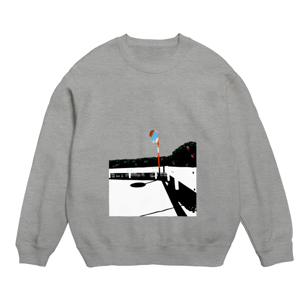 TMshopのカーブミラー Crew Neck Sweatshirt