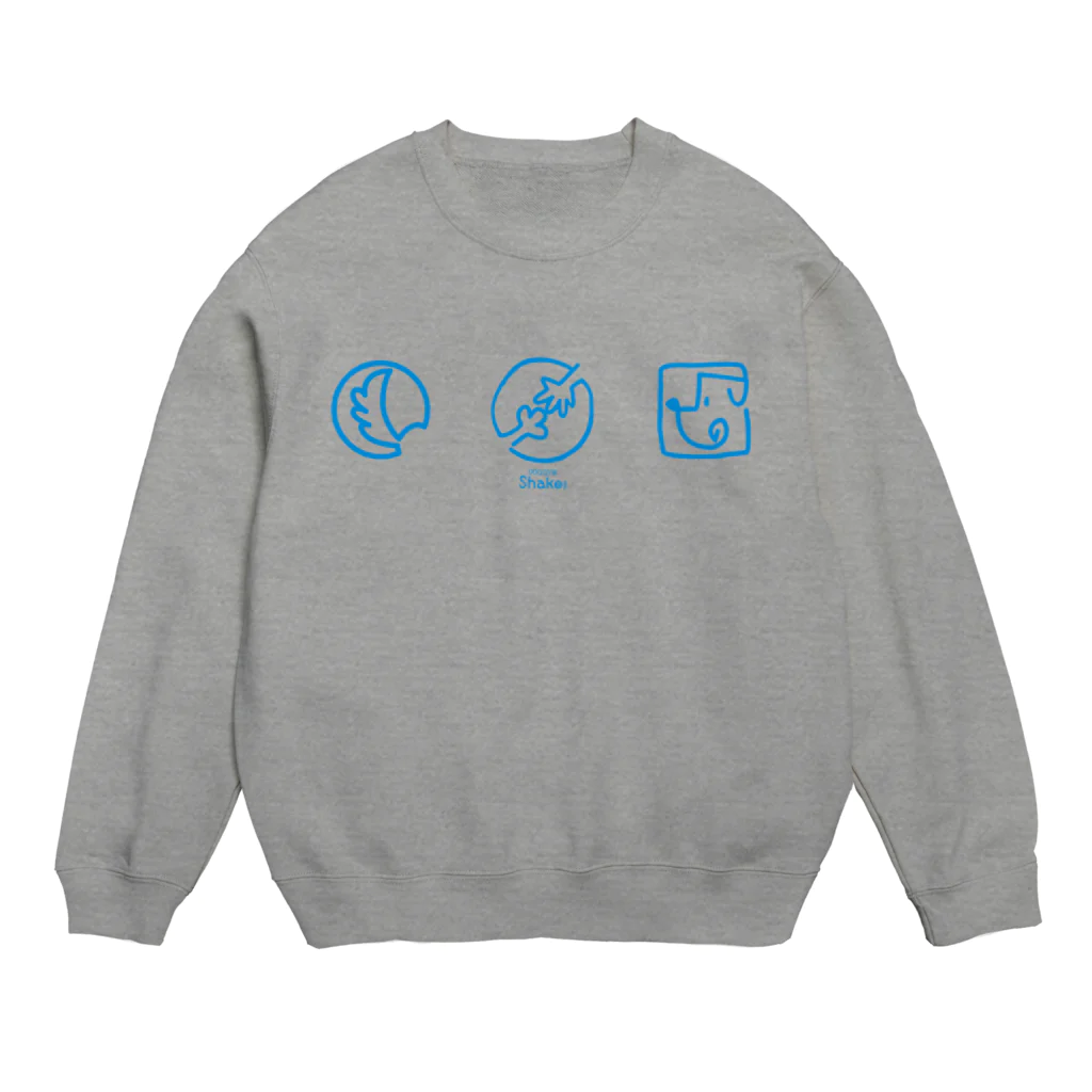 nowhitonの【DOGGYM Shake!】アイコンロゴ Crew Neck Sweatshirt