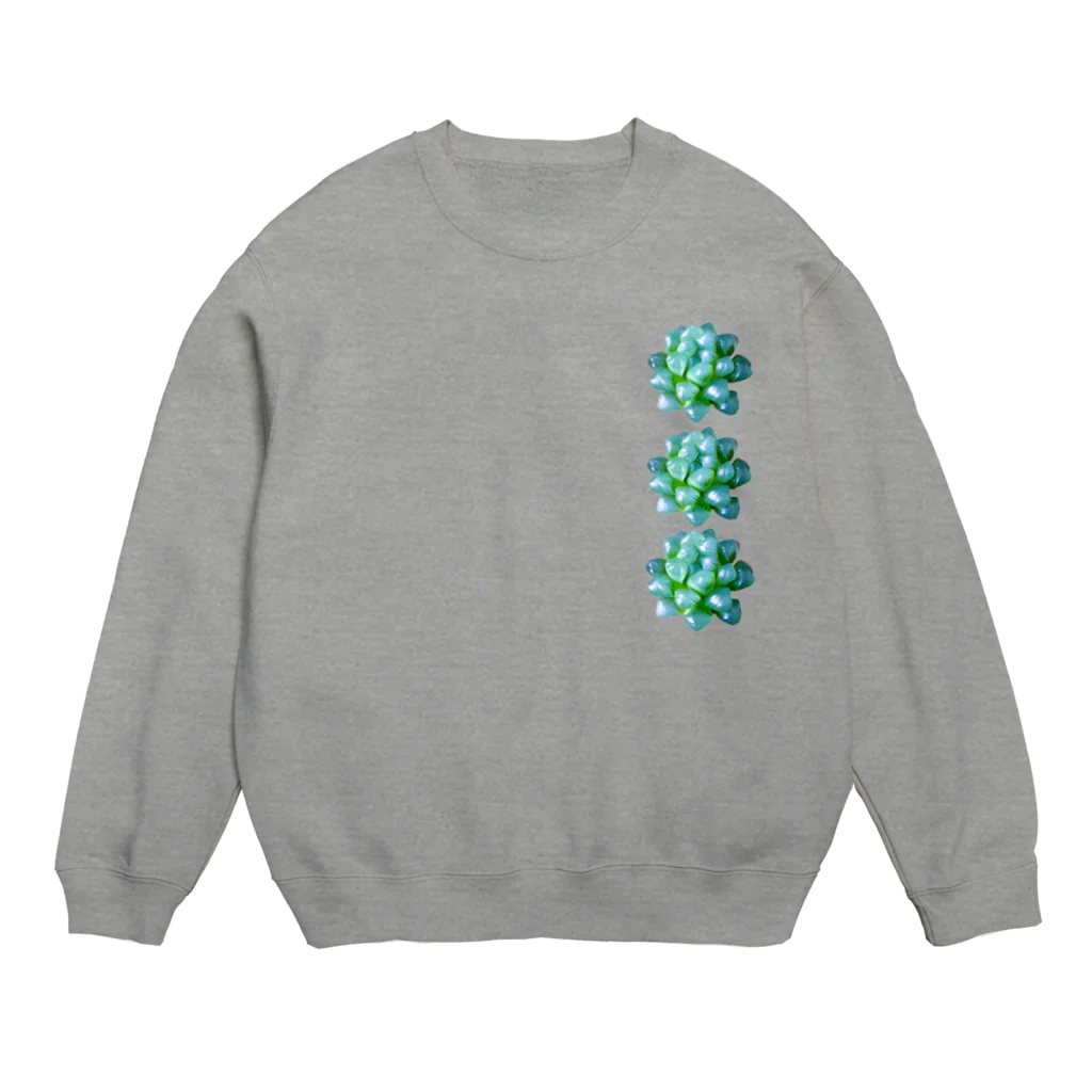 ๑ tomo jooooonai ๑のただのオブツーサ Crew Neck Sweatshirt