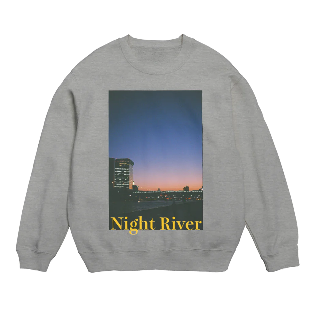 NABEZOのNight Riverシリーズ Crew Neck Sweatshirt