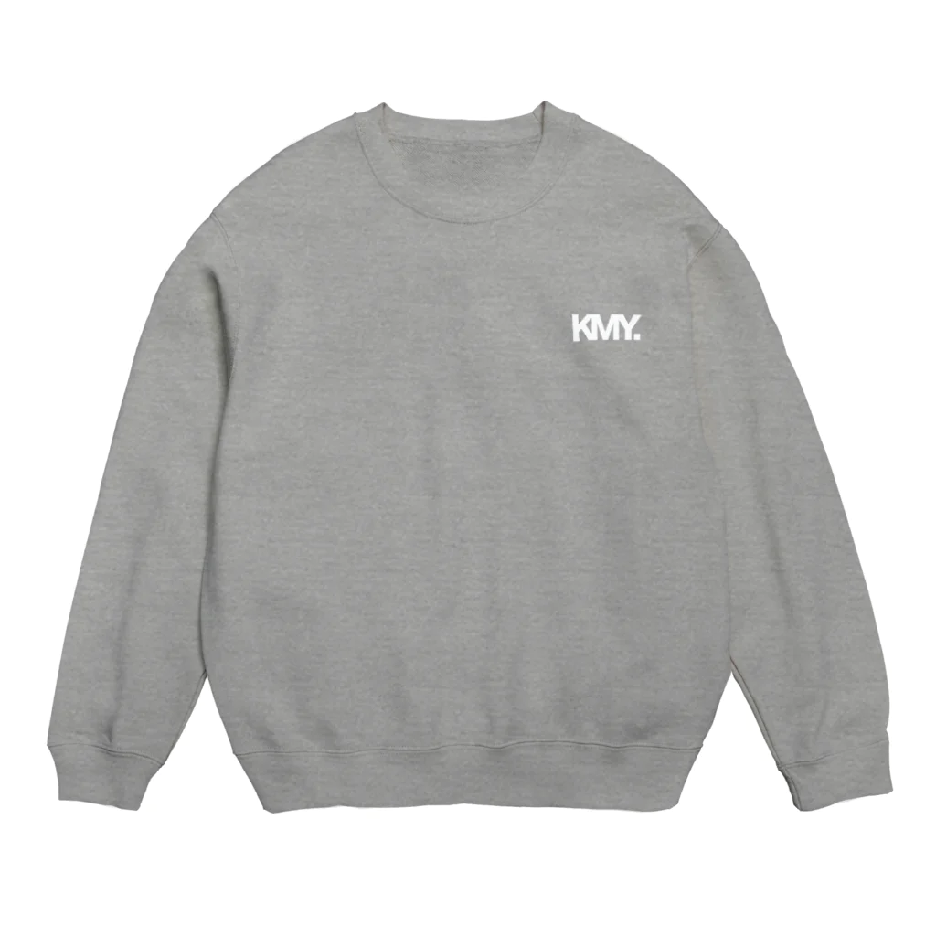 KMY.のKMY.ロゴ白 Crew Neck Sweatshirt